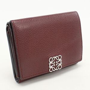 Loewe Trifold Wallet Anagram C821tr2x16 Trifold Wallet Calf Women's